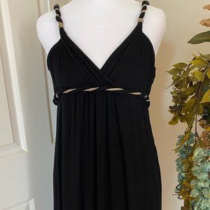 Ella Moss Maxi Black Dress- Size Large